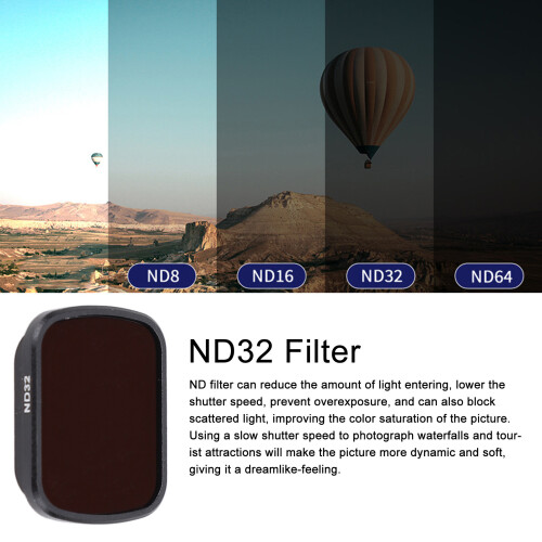 ND32 Flip-Drohnenfilter – silbernes Aluminium-Snap-On 2