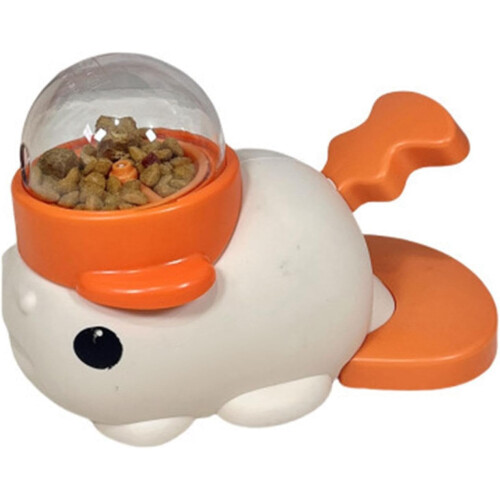 Fish Press Activated Pet  Dispenser For Dogs White Press Interactive Indoor Exercise 2