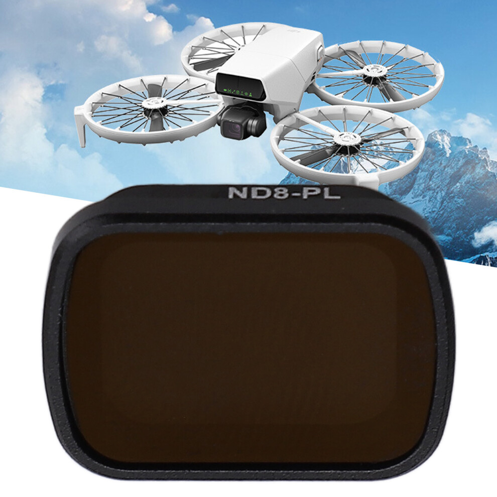 Drone Camera Nd8pl Clip-On Filter Hd Coating For Flip Drone 50Mm Light 8241364250546