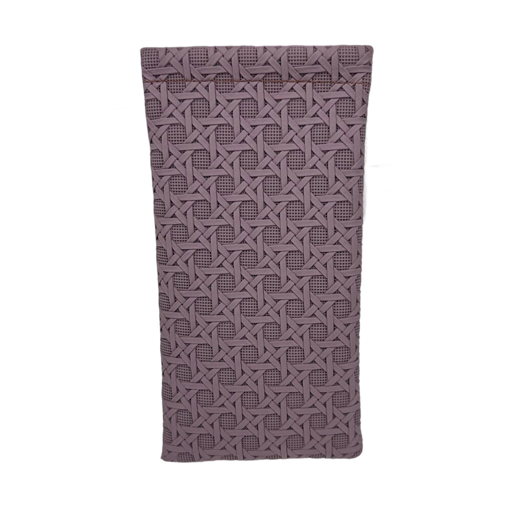 PU Leather Sunglasses Case Foldable Eyeglass Carriers-Coffee