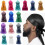 Men's Long Tail Head Wrap Durag Soft Silky Head Scarf Hat-White 3