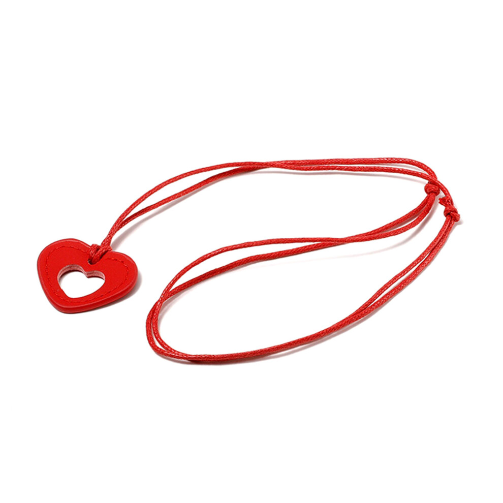 Red Eyeglass Chain Holder Neck Strap Eyeglasses Cord- Heart