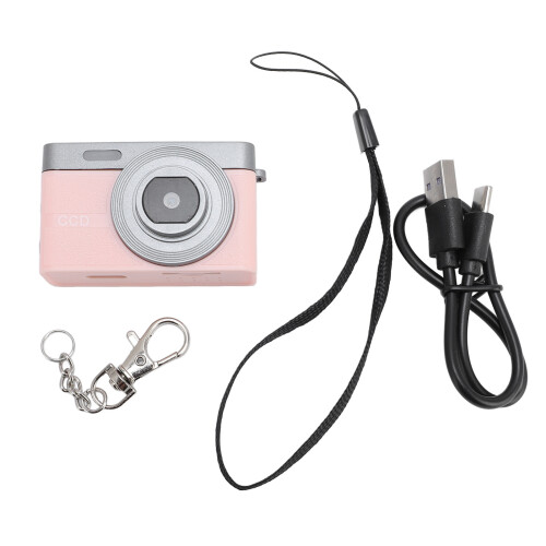 pinkfarbene 64-GB-Digitalkamera 4,5  3  1,5 cm 1
