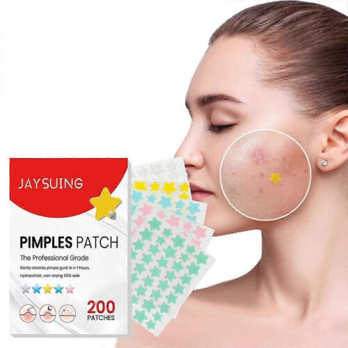 200pcs Pimple Master Patches for Face, Hydrocolloid Acne Patches 1