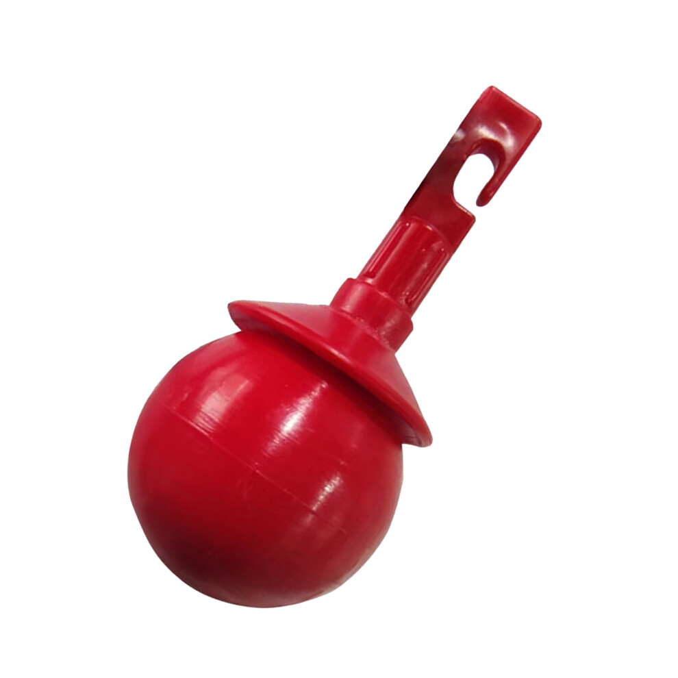 Red Aluminum Alloy Rolling Ball Cane Tip, 12X8x5cm Replacement Accessory