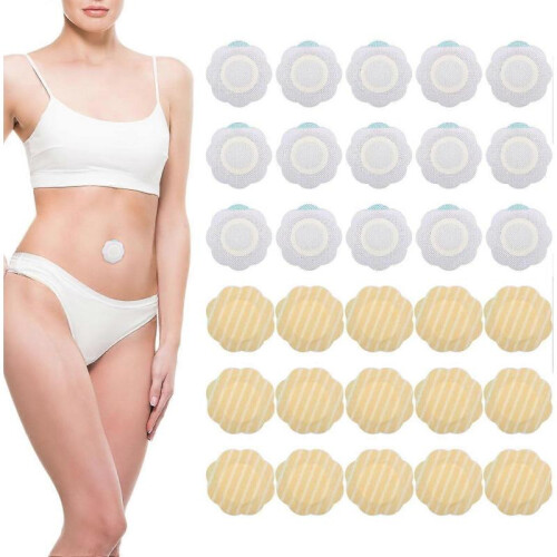2025 Latest Model  30pcs Castor Oil Wrap Pack for Belly Button, Highly Absorbent