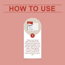 EELHOE Skin Care Patch, Portable Round Patch That Gently Nourishes, Lighters And Cleanses The Skin On A Daily Basis