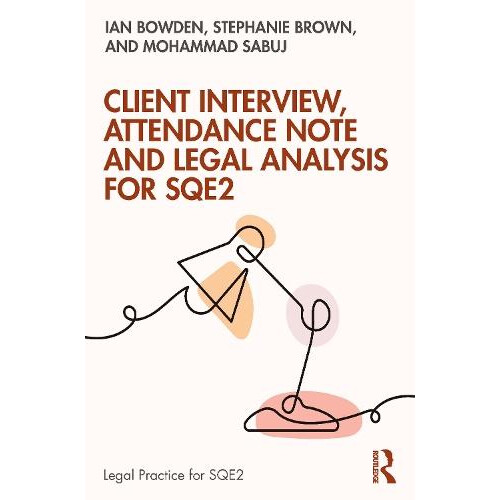 Client Interview Attendance Note and Legal Analysis for SQE2 by Mohamm