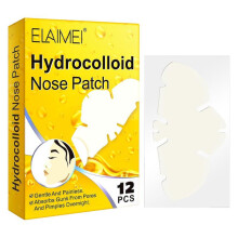 (1 pcs) Hydrocolloid Removes Blackheads And Acne Nose Stickers Pore Cleans Whiteheads Nose Mask Gentle And Does Not Hurt The Skin 12pcs