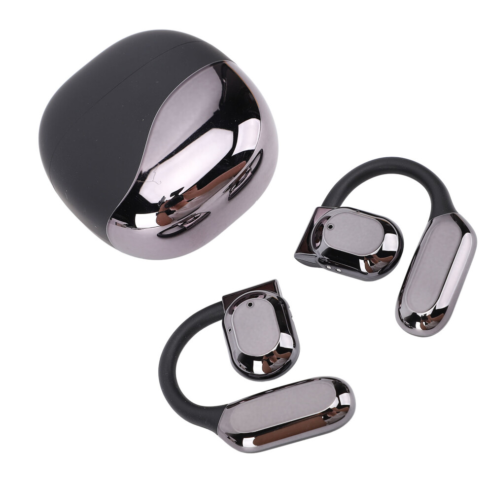 Wireless Active Noise Cancelling Bluetooth Earbuds with 300mAh Charging Case in Black