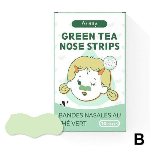 (Green Tea) Black Head Patch Cleaning Nose Patch