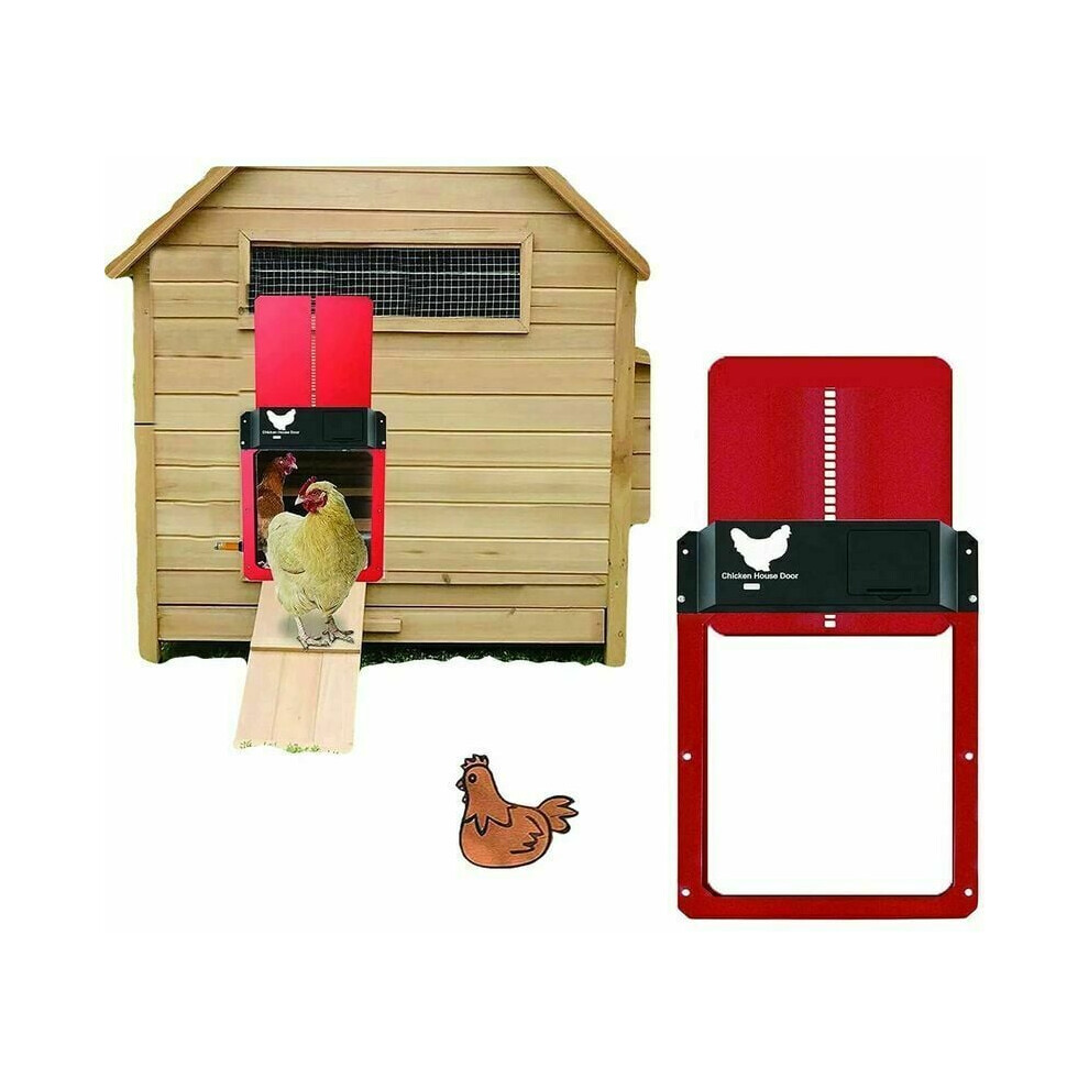 Chicken Haven, Automatic Nesting Box with Rainproof Cover and Daylight-Sensitive Rollout Egg Collector, Elevating Your Coop