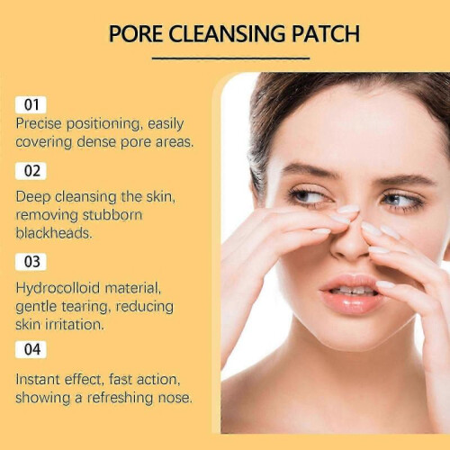 Pore Cleansing Patch - Remove Blackheads, Moisturize , Deep Clean Pores (10pcs) 1