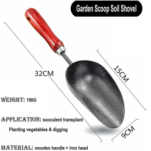 Multi-Purpose Stainless Steel Tool, Compact Size And Rust-Resistant Build For Efficient Soil Handling And Easy Storage 1