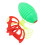 2 Pcs Green Plastic Pull Ball Toy for Parent-Child Interactive Play 16