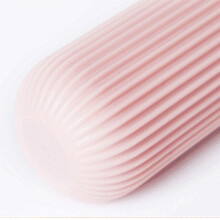 Pink Reise-Zahnbürsten- und Zahnpasta-Halterbecher mit elegantem Design