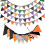 Festival Halloween Triangular Flag-Orange Black Solid 7