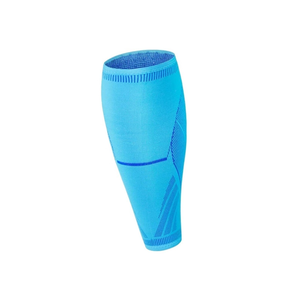 Blue Compression Sleeves For Running And Injury Recovery Leg Calf Shin Splints Support Unisex Xl