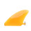 4.6in Yellow TPU Surfboard Fin Lightweight Control Replacement for Longboard 3
