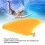 4.6in Yellow TPU Surfboard Fin Lightweight Control Replacement for Longboard 5