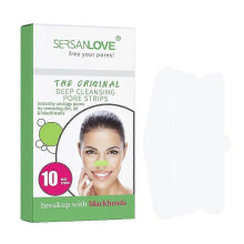 Blackhead Removing Nose Strips (Green) Shrink Pores Repair Acne Remover Blackhead Replenis