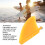 4.6in Yellow TPU Surfboard Fin Lightweight Control Replacement for Longboard 4