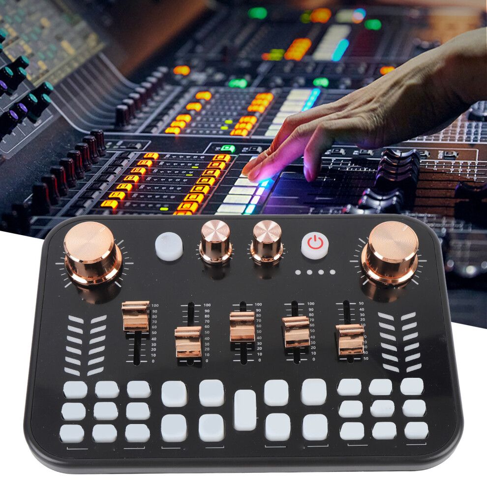 Multifunctional Podcast Soundboard Kit With Bluetooth Voice Changer, 1200Mah Battery 4951364257899
