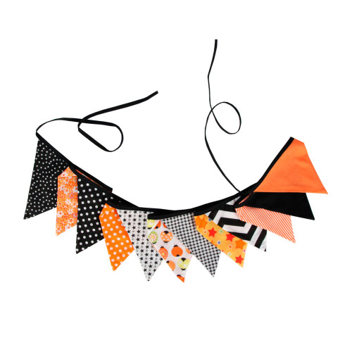 Festival Halloween Triangular Bunting Flags Pennant-12 colors
