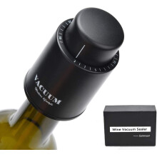 Bouchons de vin sous vide, en silicone alimentaire et ABS durable, pour la conservation du vin en bouteille. Faciles Ă utiliser et Ă nettoyer, ils