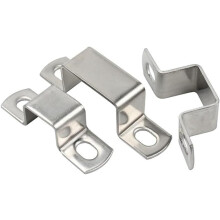 Hose Clamp 304 Stainless Steel Thickened SquareRectangle Clip 80x40 Mm MShaped UShaped Saddle Clip Buckle 1/2/5 Pcs