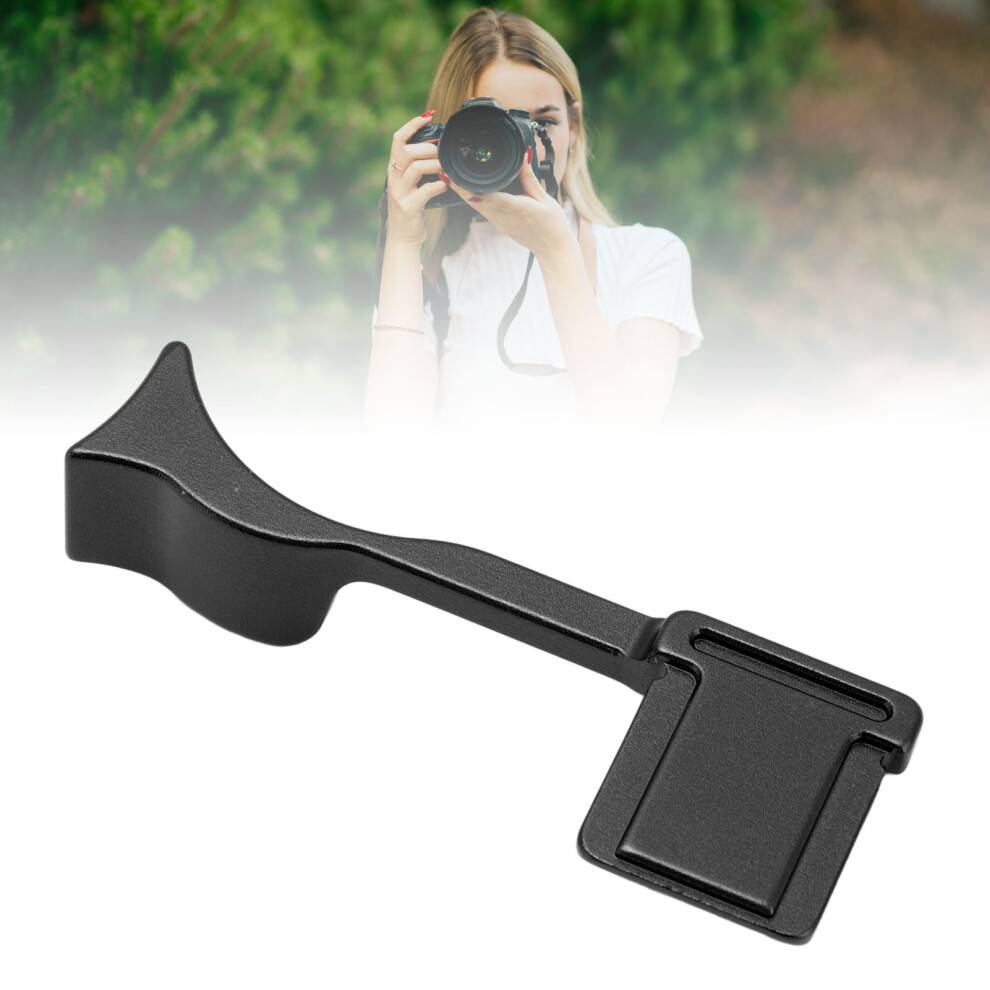 Aluminum Alloy Camera Thumb Grip For Q3 With Hot Shoe Cover Â Black 5001364256756