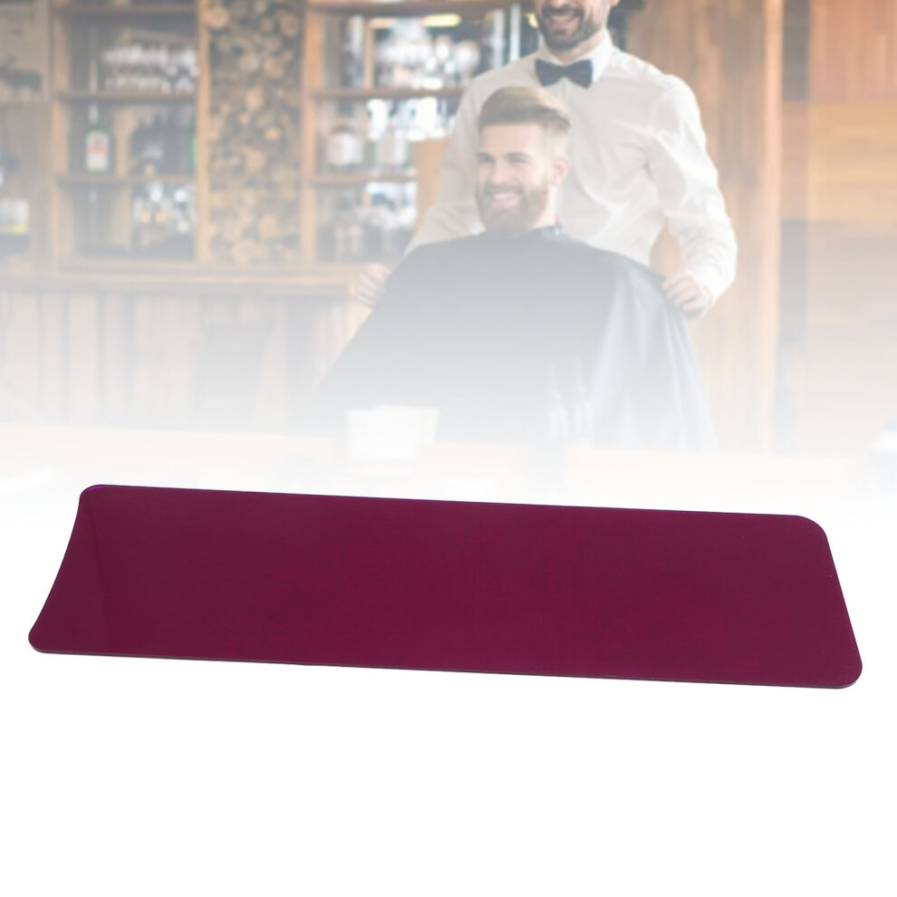 Purple Transparent Acrylic Hair Highlighting Board 40X12cm For Long Hair
