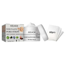 Remove blackhead nose strips clean pores acne blackhead T zone care shrink pores nose strips strawberry nose
