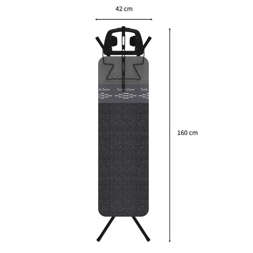 Ironing board Facile Black Dual Action 1