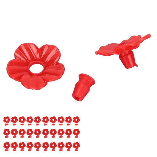 30 Sets Kolibri-Futterblumen, mehrfarbig, 1