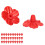30 Sets Kolibri-Futterblumen, mehrfarbig, 9