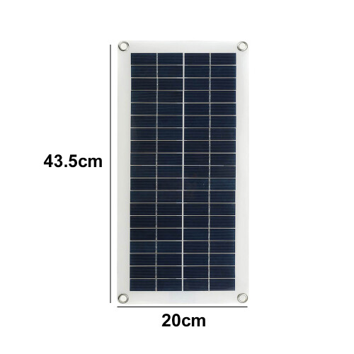 Ηλιακό πάνελ, διπλής εξόδου USB10W18V για κινητό τηλέφωνο και σκάφος, ημι-εύκαμπτος 1