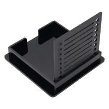 ABS-Notizhalter mit Schablone, 3x3 Zoll Haftnotizblock