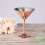 Ποτήρια Martini από ανοξείδωτο ατσάλι, κομψά ροζ χρυσό ποτήρια για πικνίκ και 3