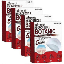 (4packs)Microneedles Botanical Skin Appendage Removal Patch, Skin Patch for Skin Tag Removal, Micro Pimple Patch, Anti-Acne Plaster for All Skin Types