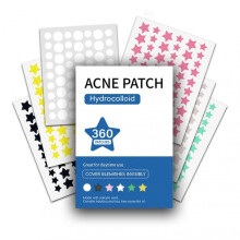 (Blue) 360Pcs Invisible Acne Patches Pimple Stickers Zits Blemishes Spots Cover Hydrocolloid Acne Patch for Face and Body