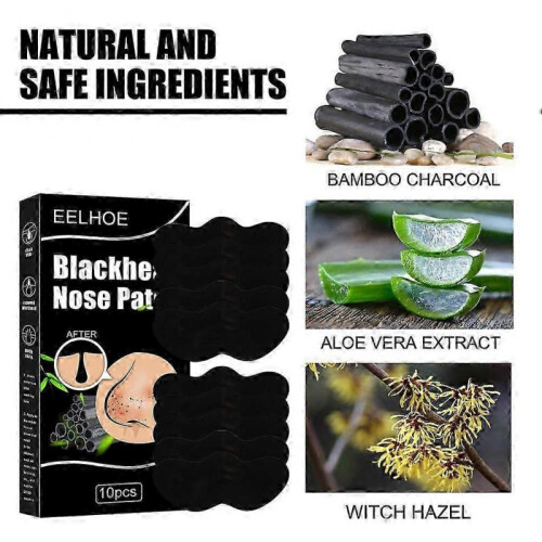 3boxes Peel Off Blackheads Remove Plaster Nose Strips Pull Black Mask for Women Beauty 1