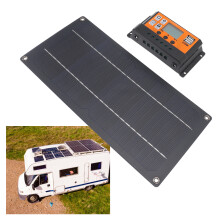 60W Mono-Si Solar-Laderegler-Kit 12V/24V 100A Schwarz