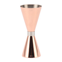 Comfortable Touch Metal Cocktail Jigger, Professional Bartending Tool, Multipurpose Measuring Cup for Cocktail Recipes, Fine Workmanship in 304 Stainl