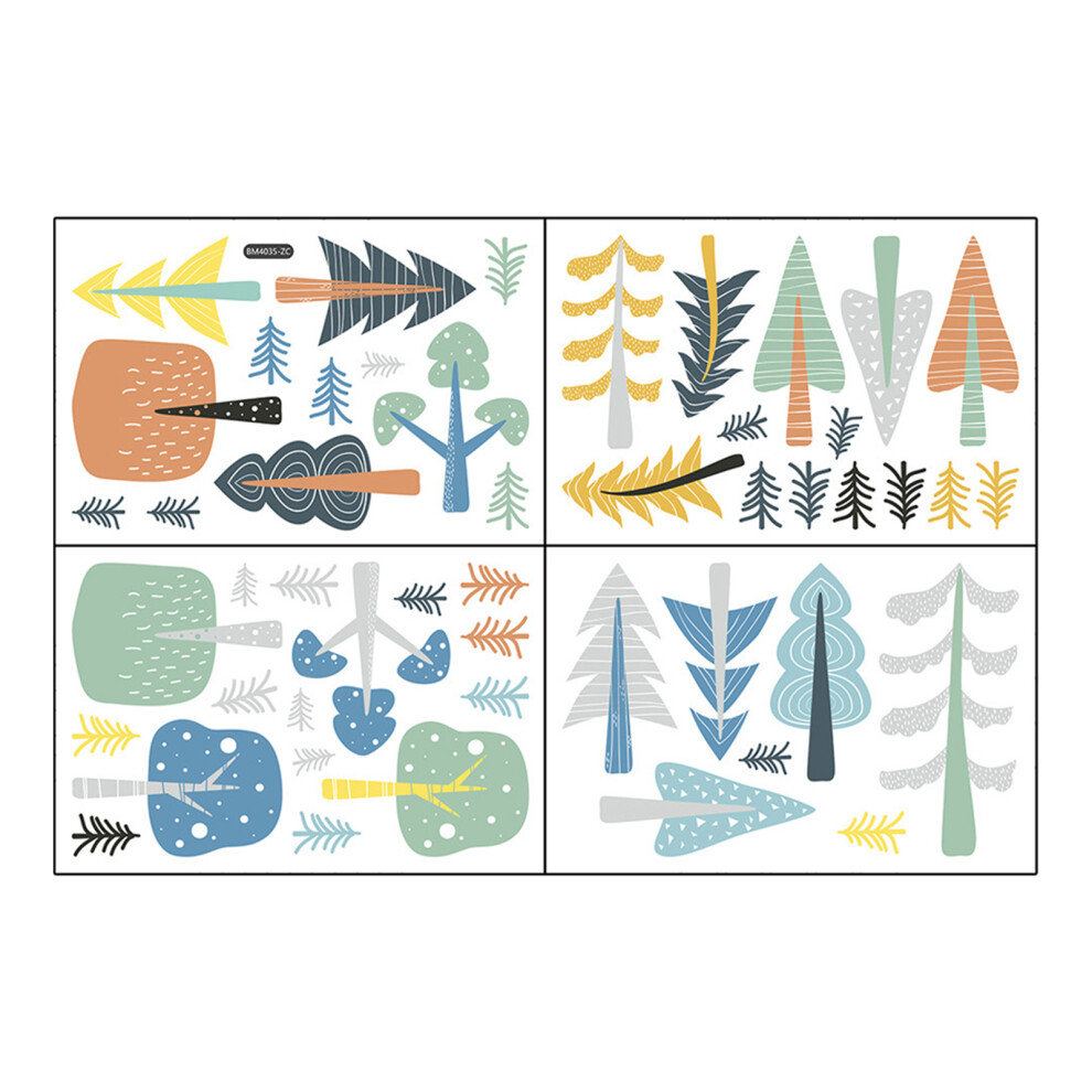 Eco-Friendly Vinyl Tree Stickers, Ideal For Decorating Nursery And Playrooms, Safe Pvc Material Wall Art That Adds A Touch Of Nature