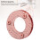 10 Stück Roségold Leder-Ösen 15,7 mm 6