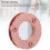 10 Stück Roségold Leder-Ösen 15,7 mm 7