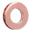 10 Stück Roségold Leder-Ösen 15,7 mm 10