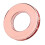 10 Stück Roségold Leder-Ösen 15,7 mm 14