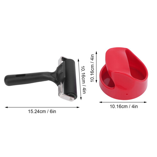Stainless Steel Craft Printing Roller with Rubber & Plastic Handle 1